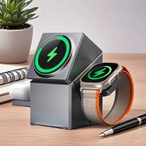 3-in-1 30W Fast Wireless Charging Station, Suitable for iPhone Watch, Air Pods & 16, 15 Series